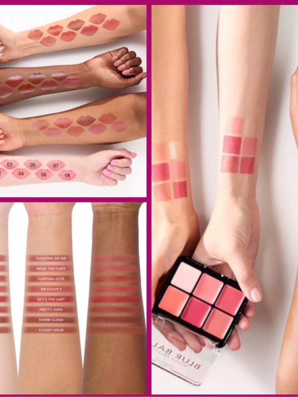 New! 6 piece Lip & Cheek Bundle